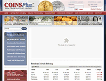 Tablet Screenshot of coinsplus.com